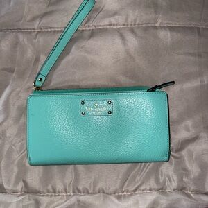 Kate Spade Turquoise Wristlet Wallet